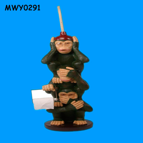 Monkeys Toilet Paper Holder