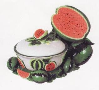 watermelom decorative candy dish